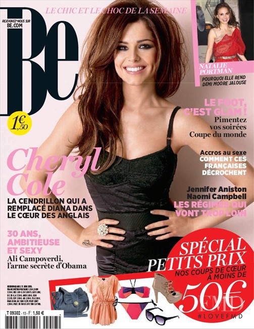 Cheryl Cole featured on the Be cover from June 2010