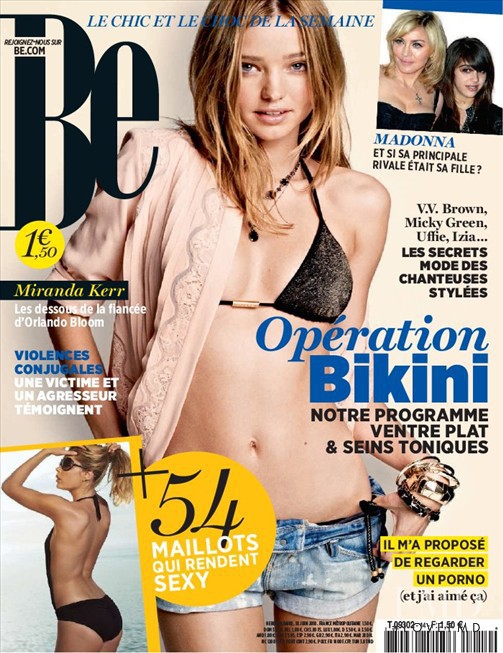 Miranda Kerr featured on the Be cover from June 2010