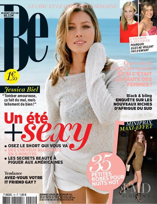 Jessica Biel featured on the Be cover from June 2010