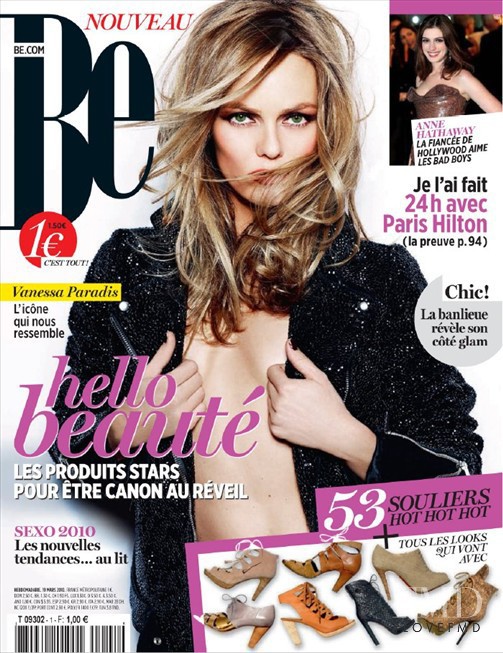 Vanessa Paradis featured on the Be cover from March 2010