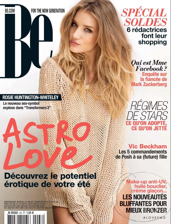 Rosie Huntington-Whiteley featured on the Be cover from June 2011