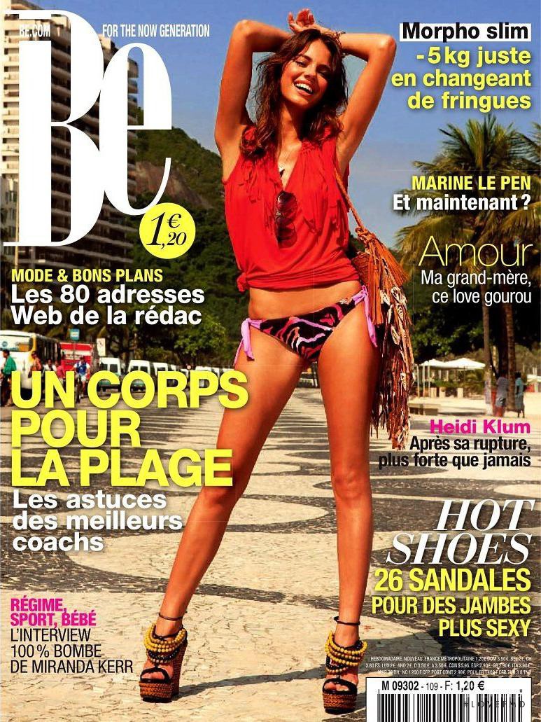 Laura Neiva featured on the Be cover from April 2012