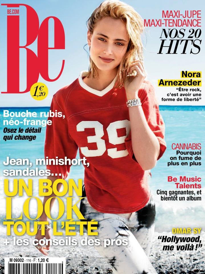 Nora Arnezeder featured on the Be cover from June 2012