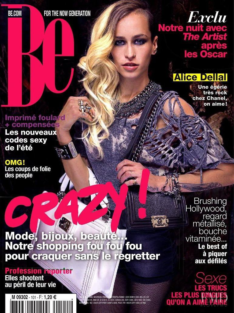 Alice Dellal featured on the Be cover from March 2012