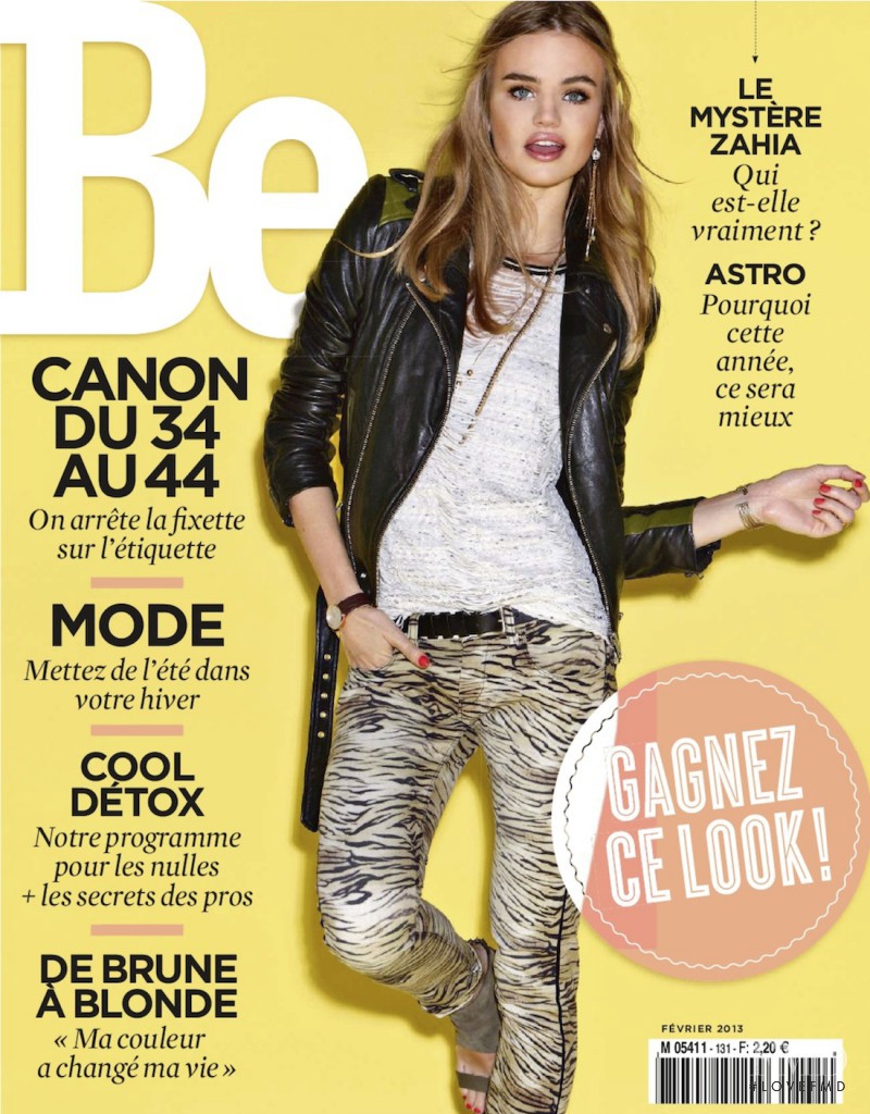 Milou Sluis featured on the Be cover from February 2013