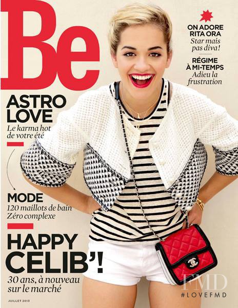 Rita Ora featured on the Be cover from July 2013