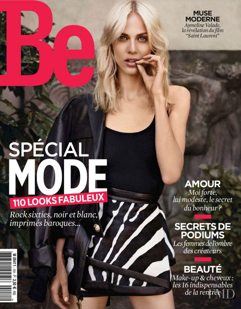 Aymeline Valade featured on the Be cover from October 2014
