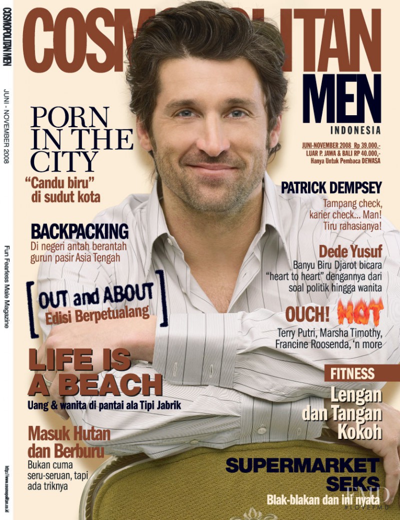  featured on the Cosmopolitan Men Indonesia cover from June 2008