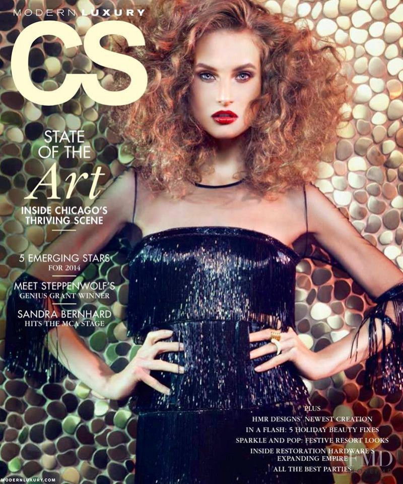Mariana Idzkowska featured on the CS Chicago Social  cover from December 2013