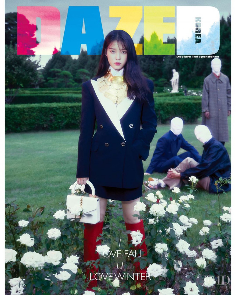 Lee Ji-eun featured on the Dazed & Confused Korea cover from October 2019