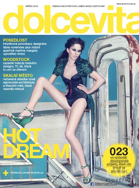 Petra Denkova featured on the dolcevita* cover from August 2010