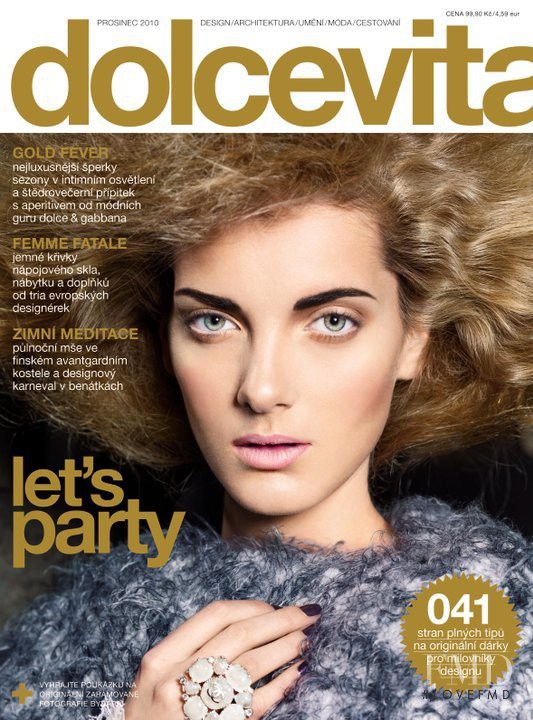 Denisa Dvorakova featured on the dolcevita* cover from December 2010