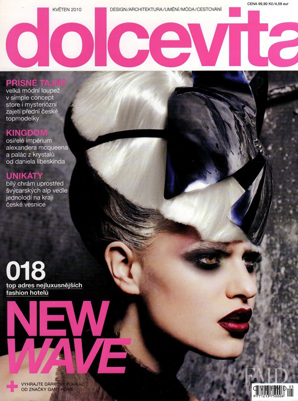 Bara Holotova featured on the dolcevita* cover from May 2010