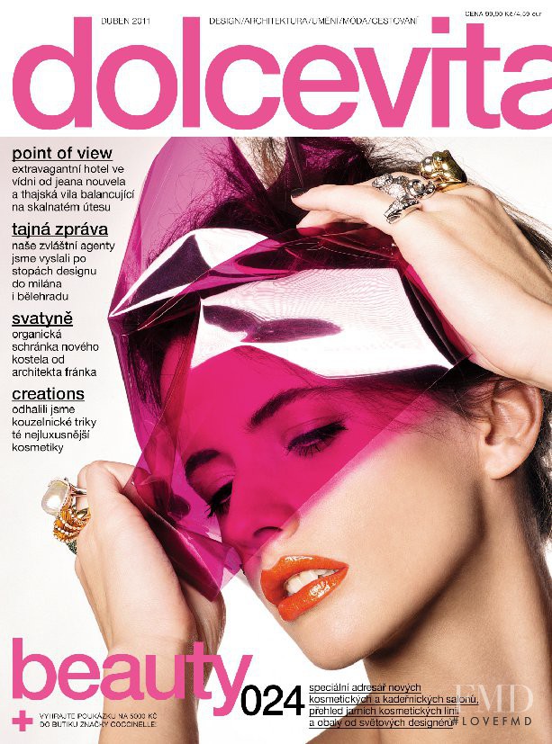 Dominika Kucharova featured on the dolcevita* cover from April 2011