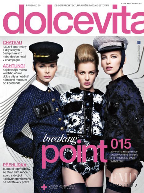 Klaudia Popelyova, Leona Hochelova, Margita Zuchova featured on the dolcevita* cover from December 2011
