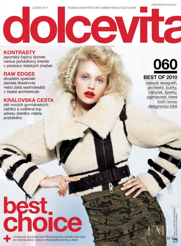 Sasha Melnychuk featured on the dolcevita* cover from January 2011