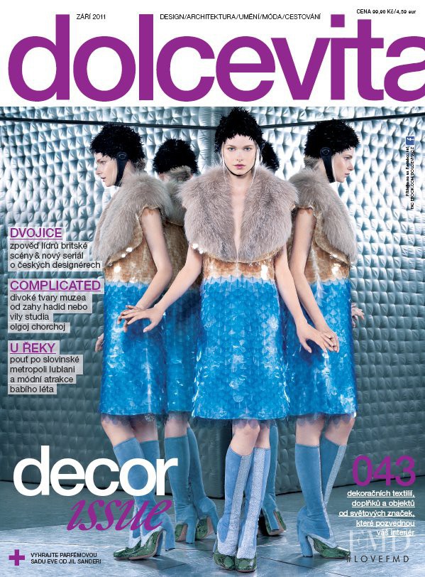 Karolina Mrozkova featured on the dolcevita* cover from September 2011