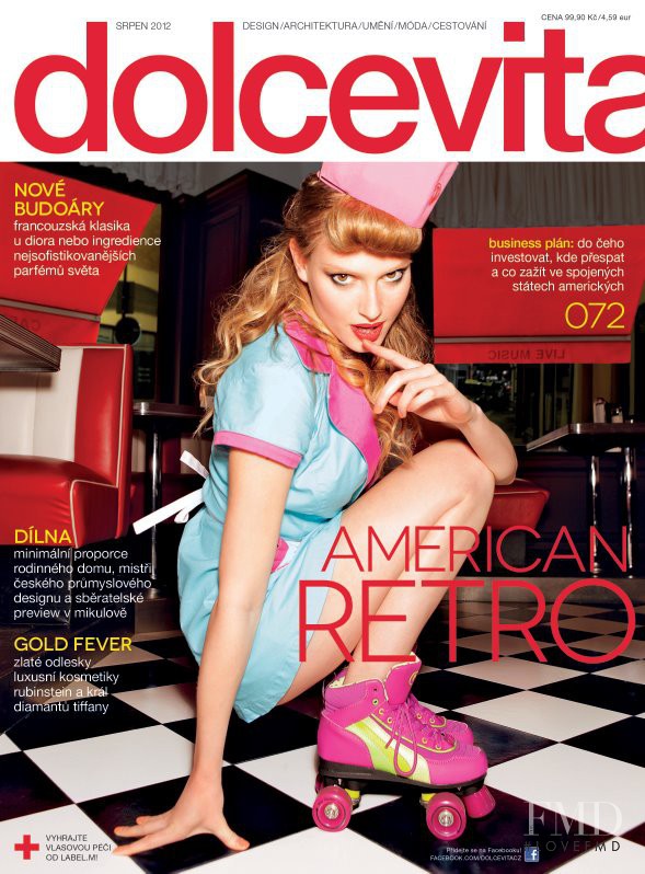 Erika Palkovicova featured on the dolcevita* cover from August 2012