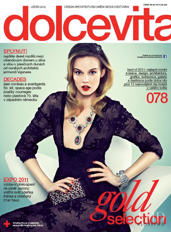 Barbora Dvorakova featured on the dolcevita* cover from January 2012