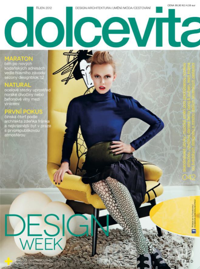 Barbora Dvorakova featured on the dolcevita* cover from October 2012