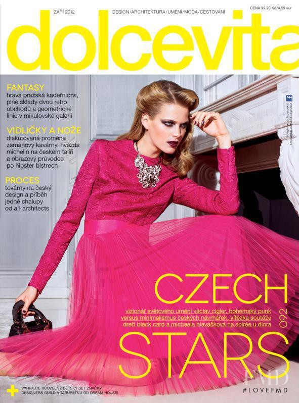 Michaela Hlavackova featured on the dolcevita* cover from September 2012