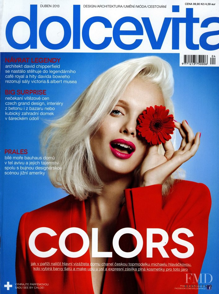 Tereza Bouchalova featured on the dolcevita* cover from April 2013