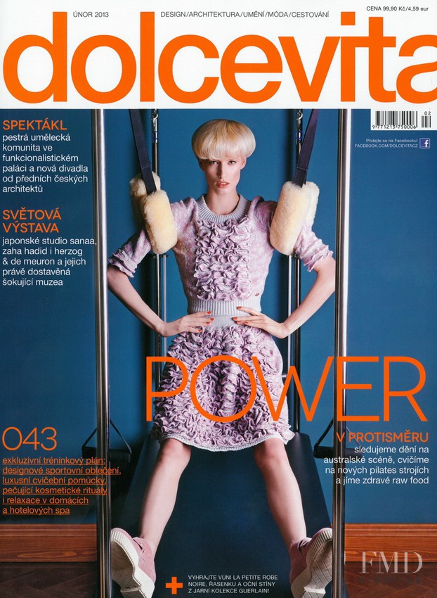 Barbora Sindleryova featured on the dolcevita* cover from February 2013