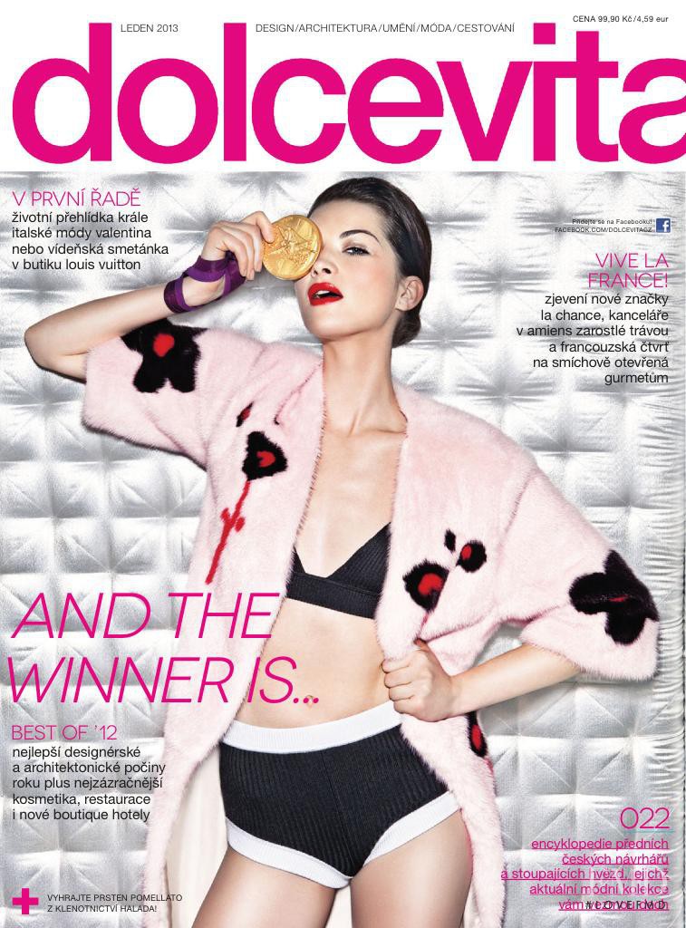 Veronika Kupcikova featured on the dolcevita* cover from January 2013