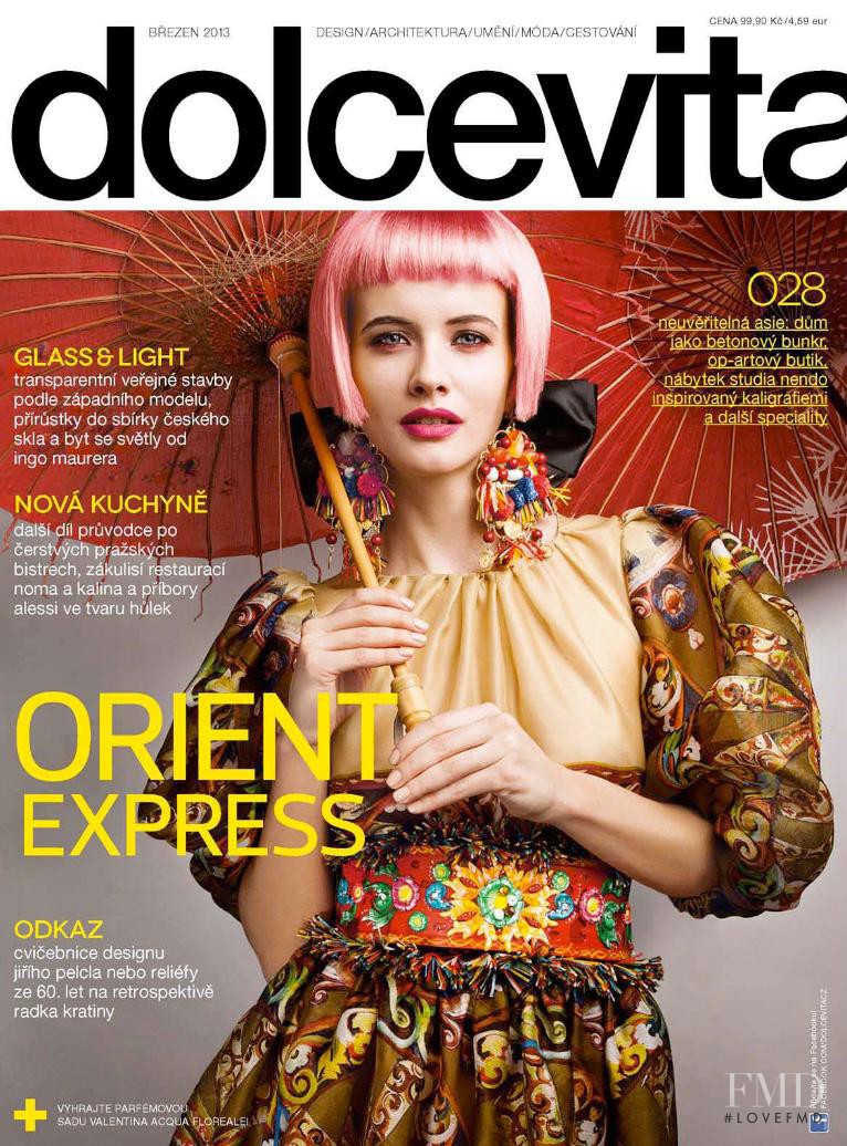 Dominika Kucharova featured on the dolcevita* cover from March 2013
