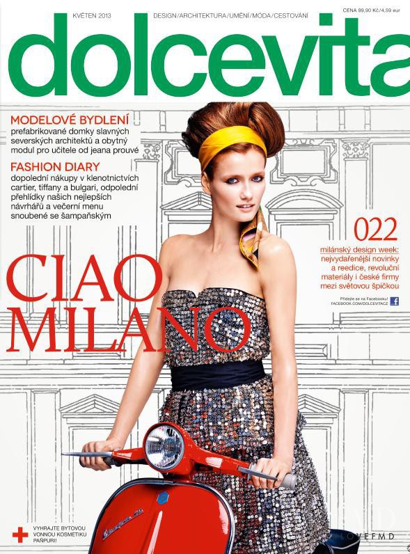 Katerina Netolicka featured on the dolcevita* cover from May 2013