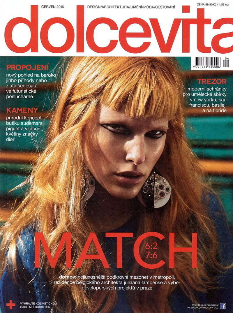 Niki Trefilova featured on the dolcevita* cover from June 2016