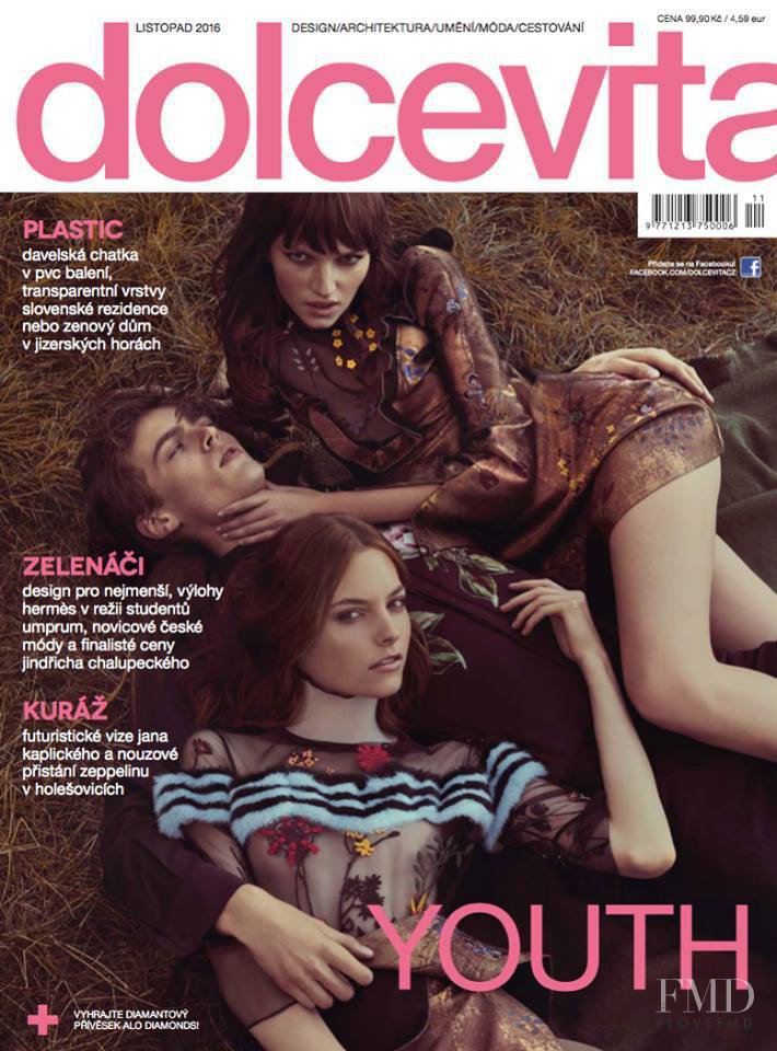 Eva Klimkova featured on the dolcevita* cover from November 2016