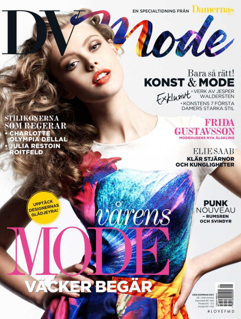 Frida Gustavsson featured on the DV mode cover from March 2011