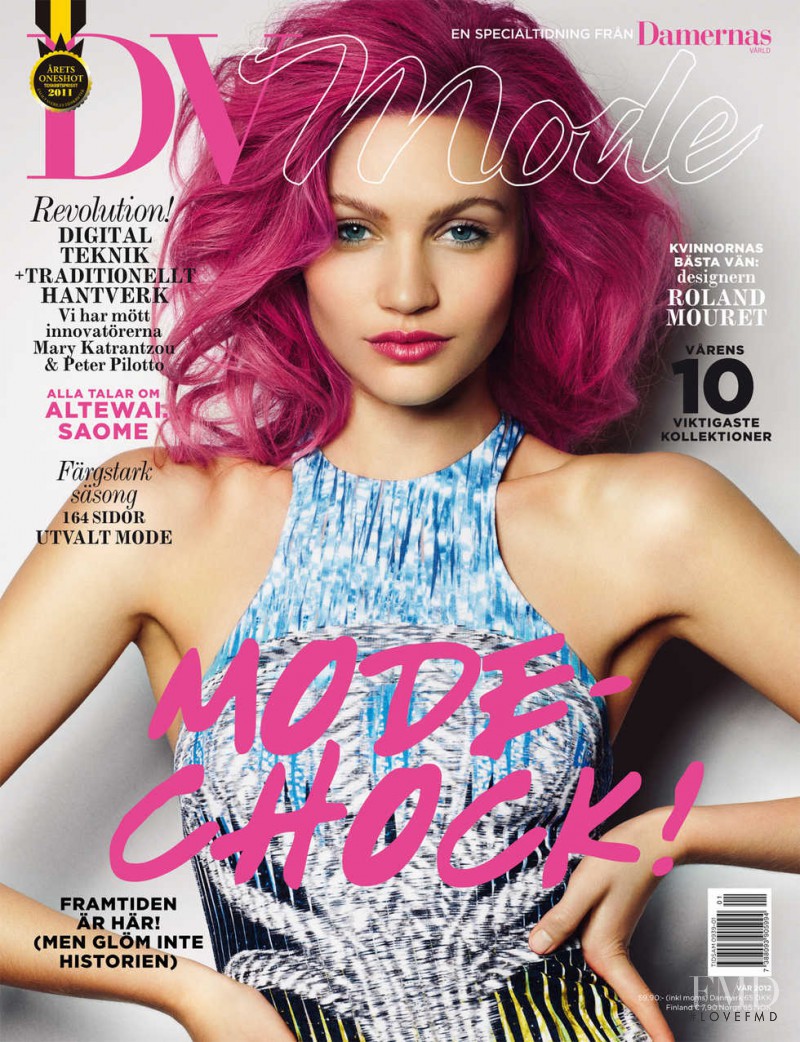 Caroline Corinth featured on the DV mode cover from March 2012