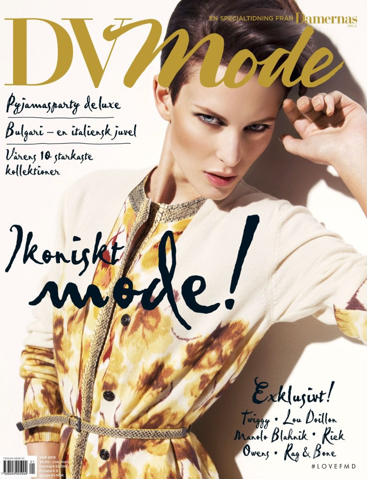 Ellinore Erichsen featured on the DV mode cover from March 2013