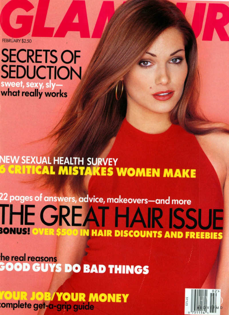 Rosemarie Wetzel featured on the Glamour USA cover from February 1997