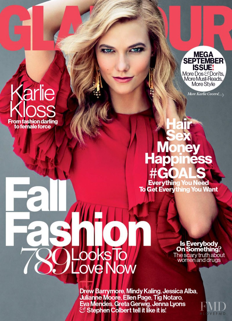 Karlie Kloss featured on the Glamour USA cover from September 2015