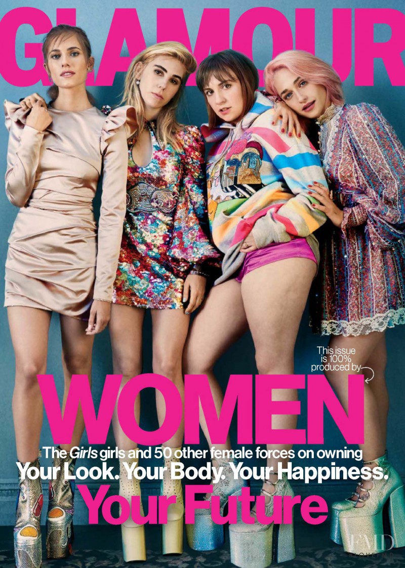  featured on the Glamour USA cover from February 2017