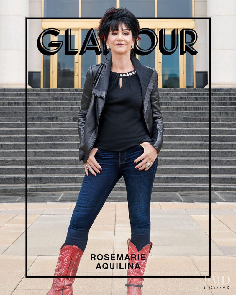 Rosemarie Aquilina featured on the Glamour USA cover from December 2018