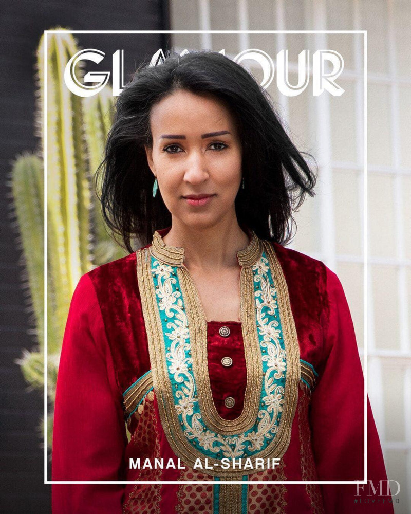 Manal Al-Sharif featured on the Glamour USA cover from December 2018