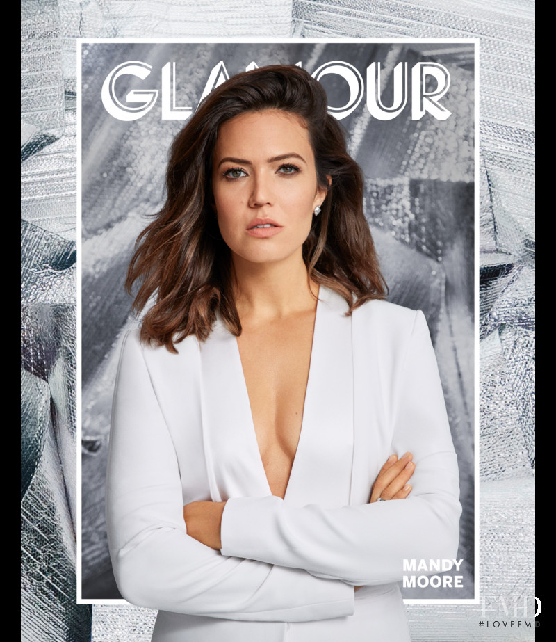 Mandy Moore featured on the Glamour USA cover from November 2018