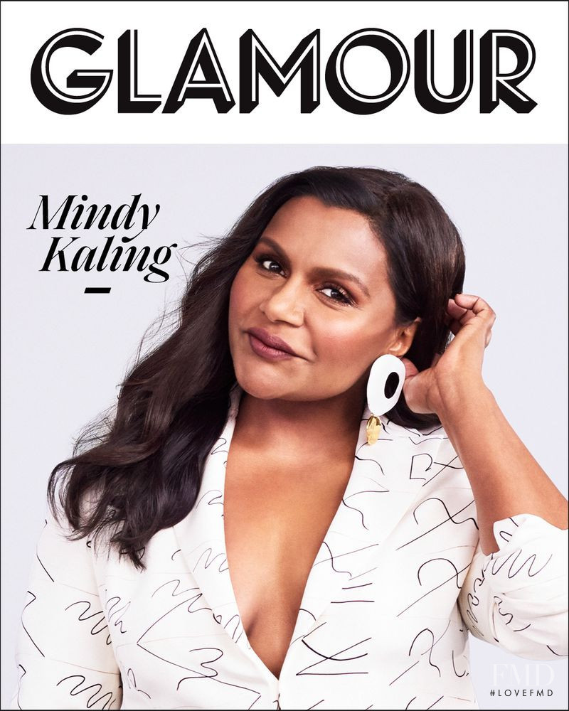 Mindy Kaling  featured on the Glamour USA cover from June 2019