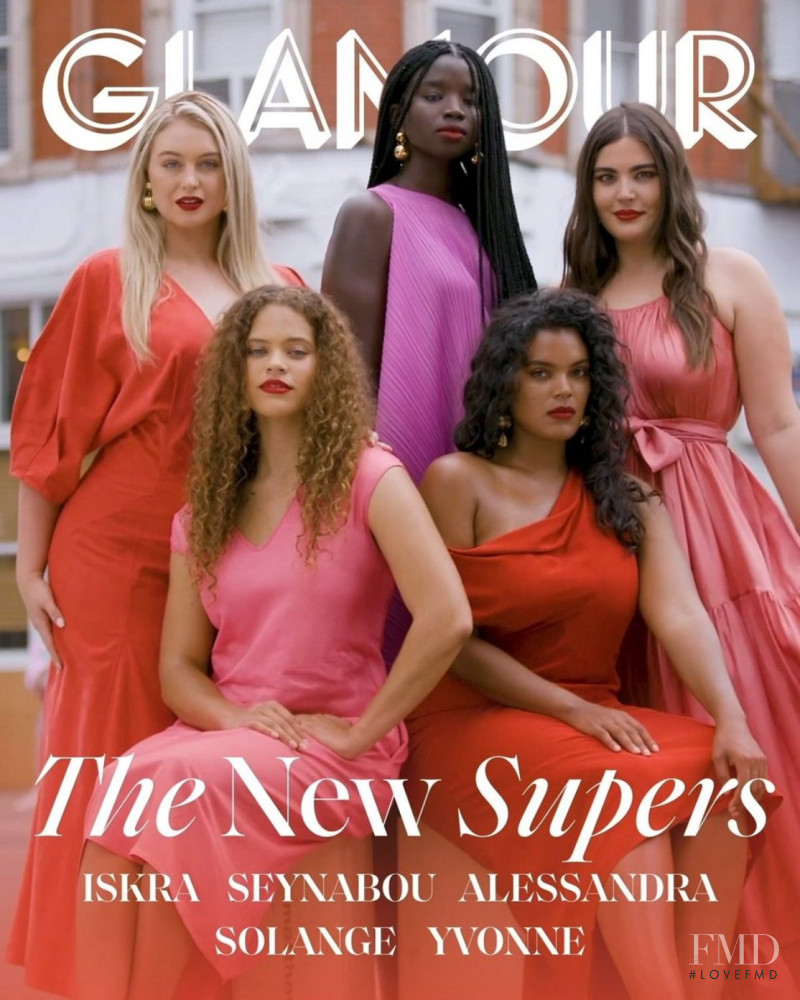 Seynabou Cisse, Iskra Lawrence, Alessandra Garcia Lorido, Yvonne Simone, Solange van Doorn featured on the Glamour USA cover from September 2019