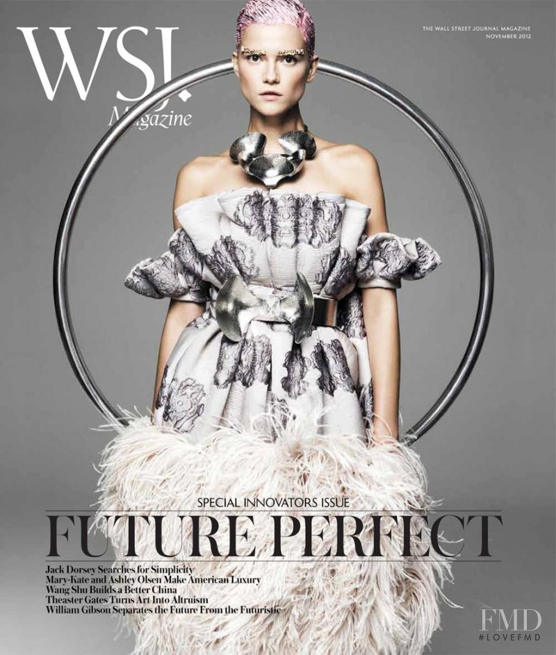 Kasia Struss featured on the WSJ cover from November 2012