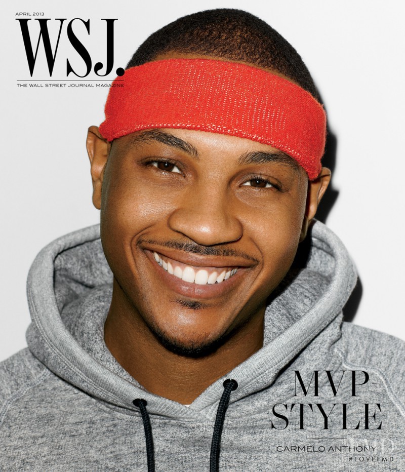 Carmelo Anthony featured on the WSJ cover from April 2013