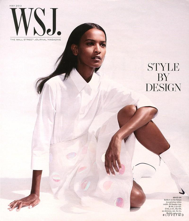 Liya Kebede featured on the WSJ cover from May 2013