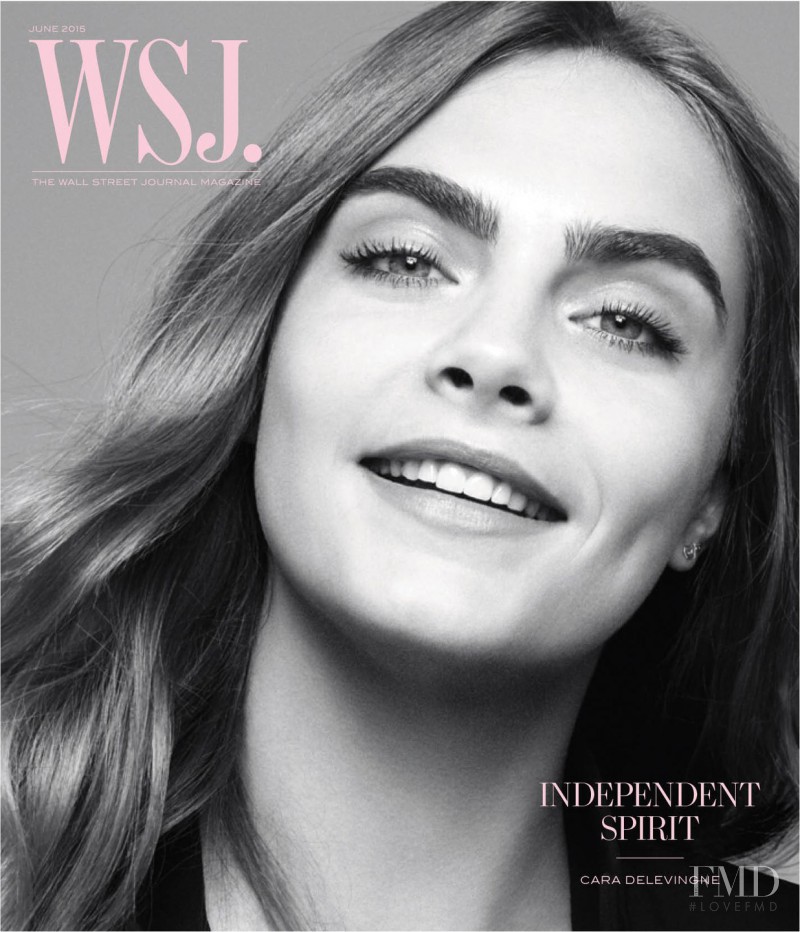 Cara Delevingne featured on the WSJ cover from June 2015