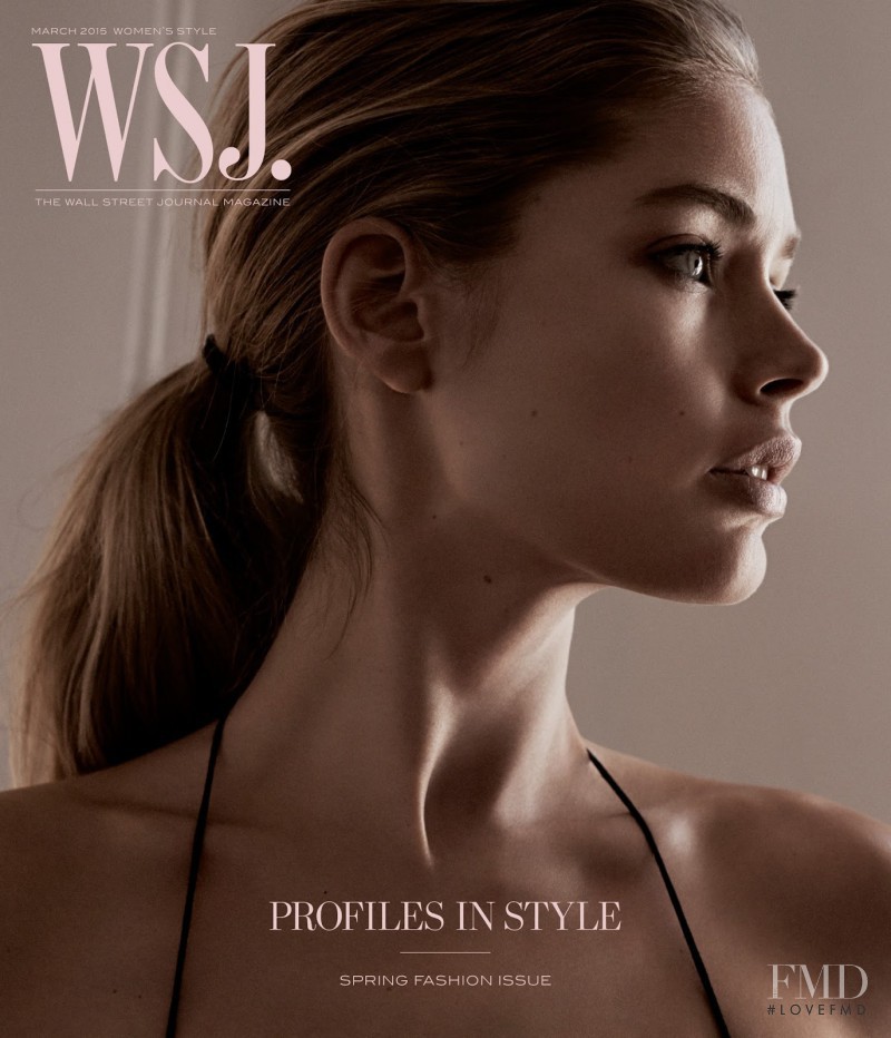 Doutzen Kroes featured on the WSJ cover from March 2015