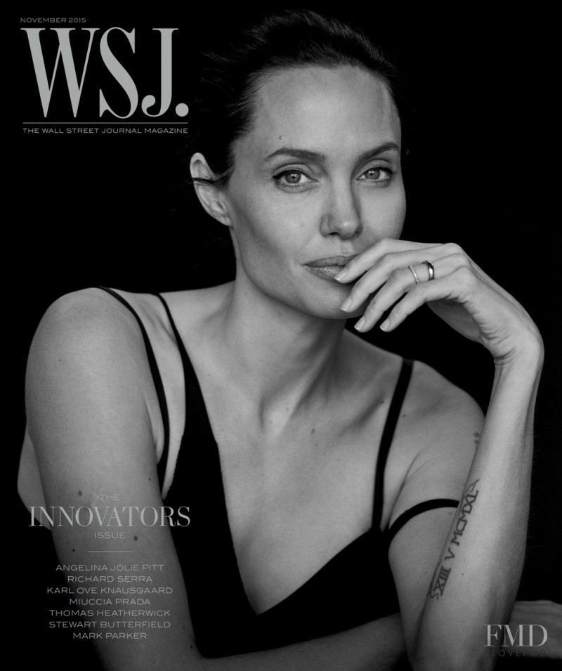 Angelina Jolie featured on the WSJ cover from November 2015