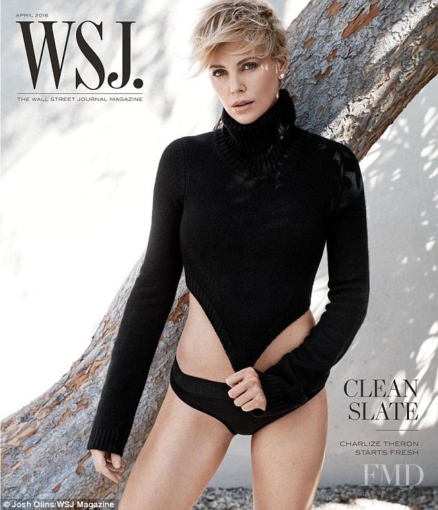 Charlize Theron featured on the WSJ cover from April 2016